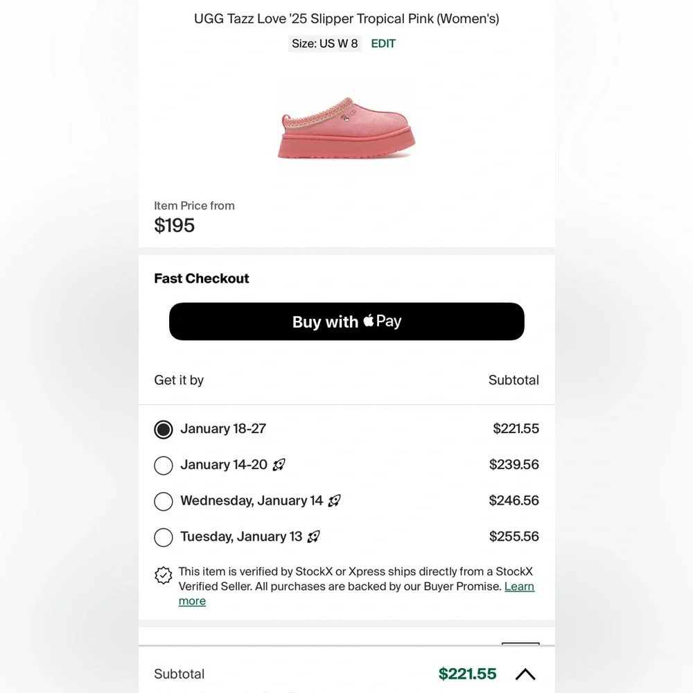 UGG Tazz Love '25 Slipper Tropical Pink (Women's) - Picture 7 of 7